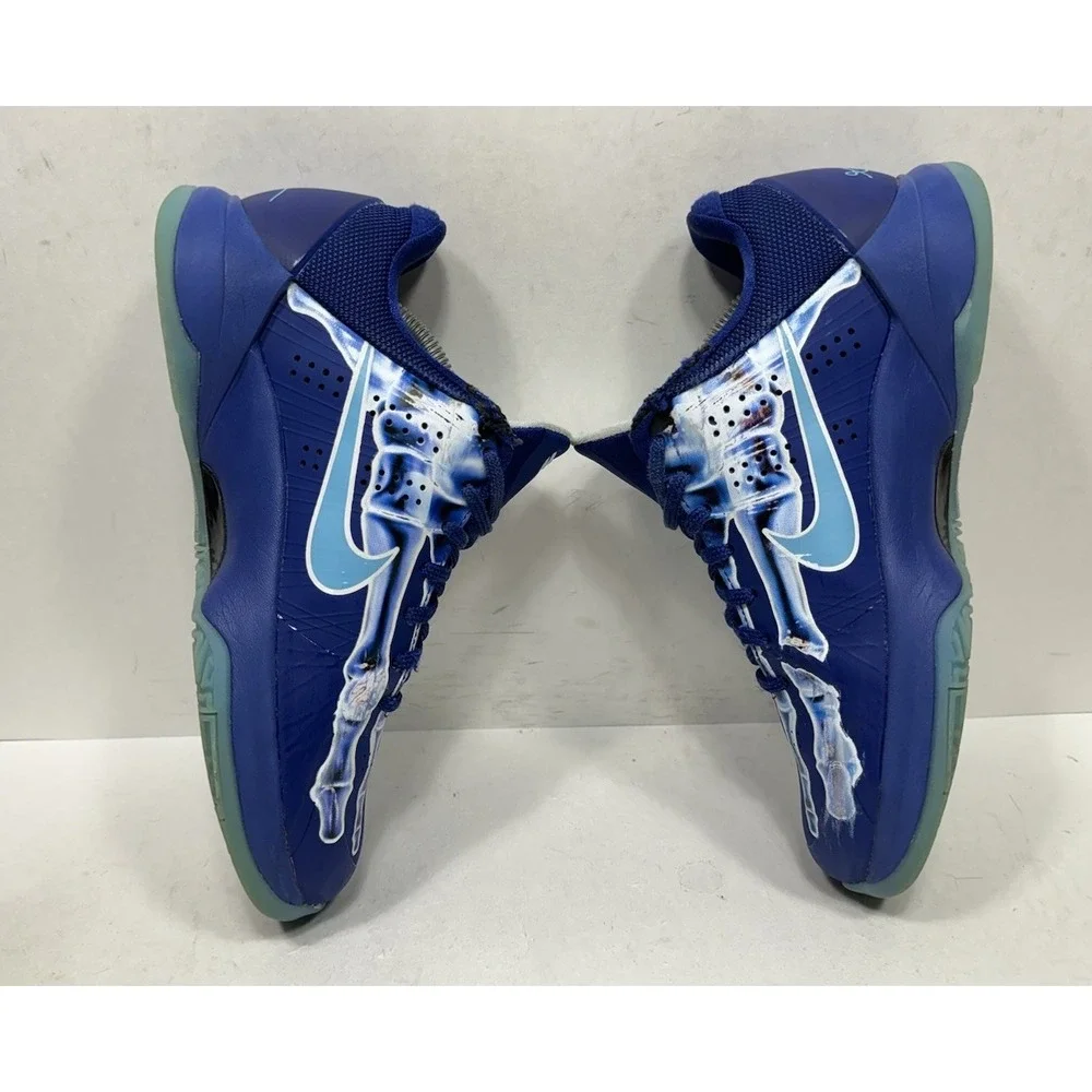 Nike Kobe 5 X-Ray Deep Royal Blue Size 4.5 Youth US Skeleton HM9522-400
